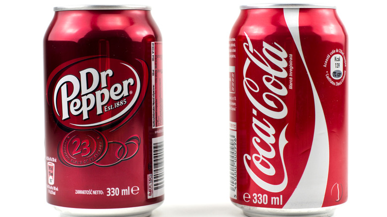 Dr Pepper and Coca-Cola