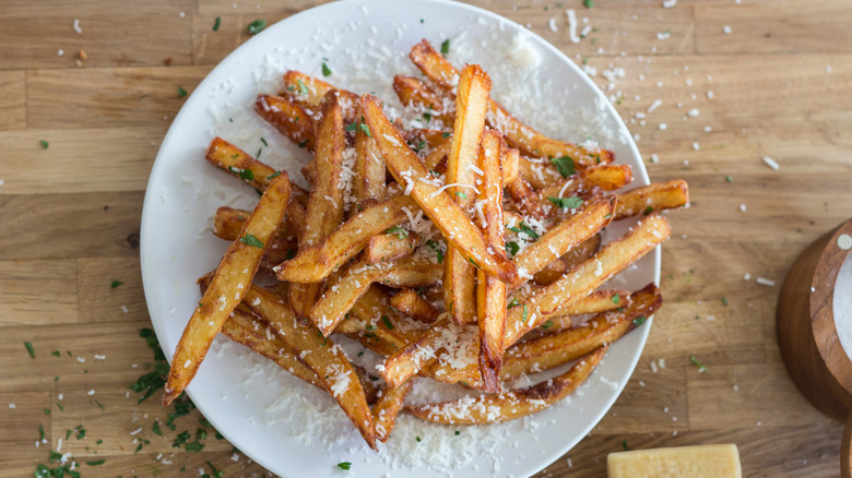 Truffle oil fries 