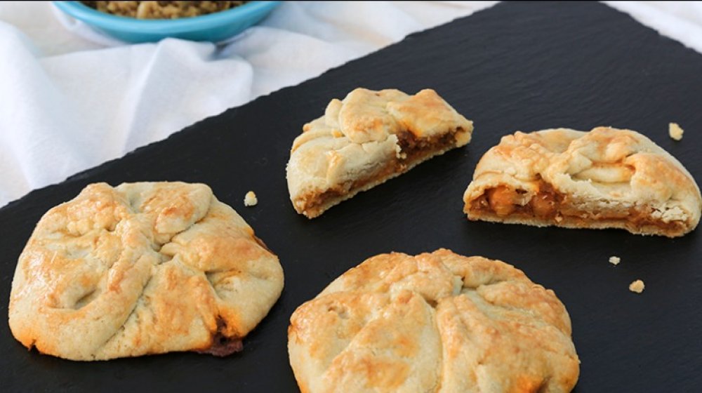 chana masala pasties