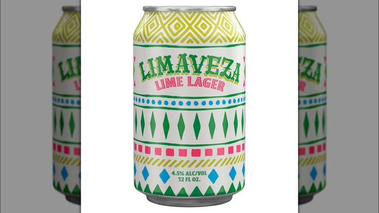 Limaveza lime beer can