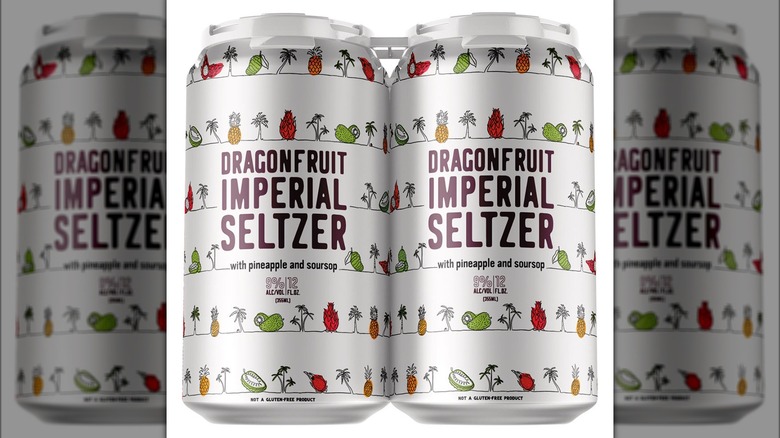 Dragonfruit hard seltzer cans