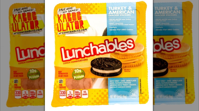 Turkey and American cracker Lunchable