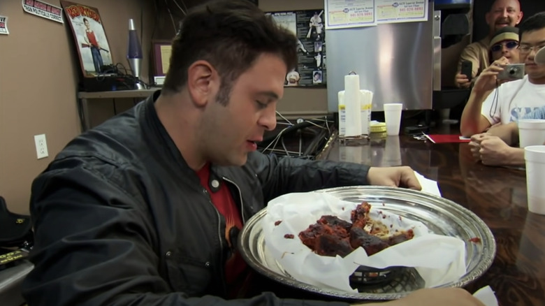 Adam Richman chicken wings