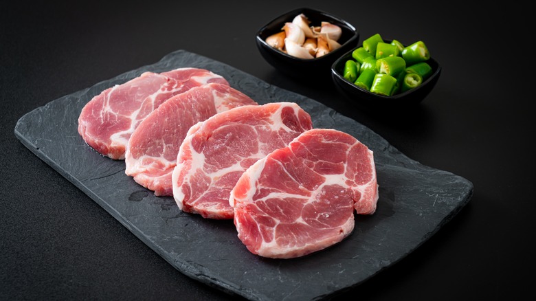 Sliced Pork Chops