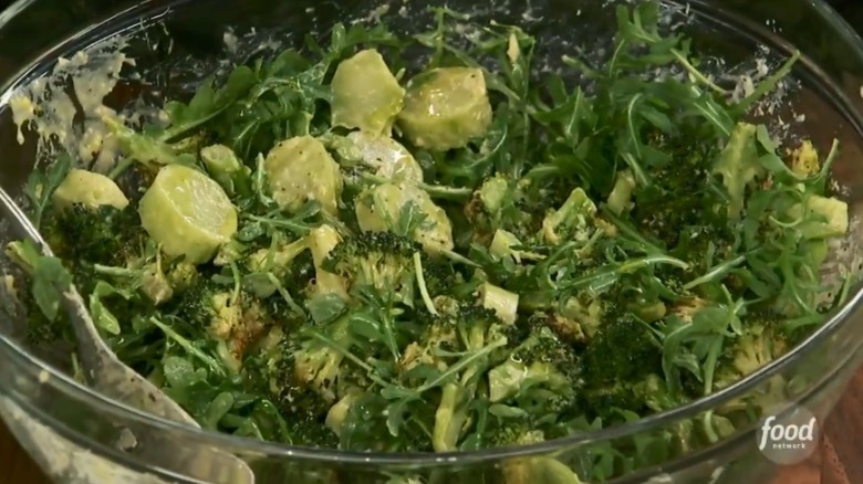 Alex Guarnaschelli's broccoli and broccoli stem salad