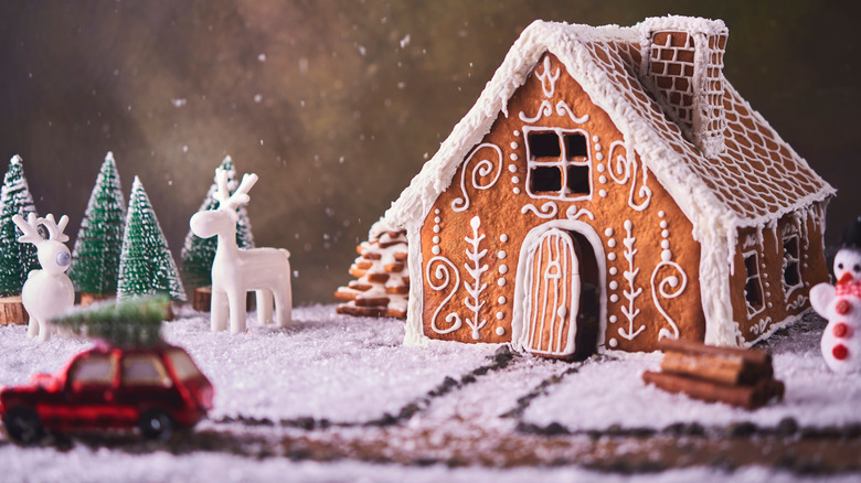 A gingerbread house