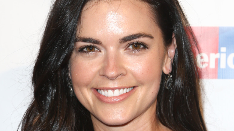 Katie Lee smiles in close-up