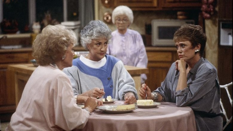 Golden Girls eating cheesecake