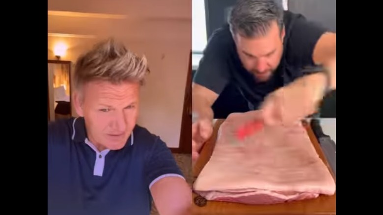 Screenshot of Gordan Ramsay and a chef