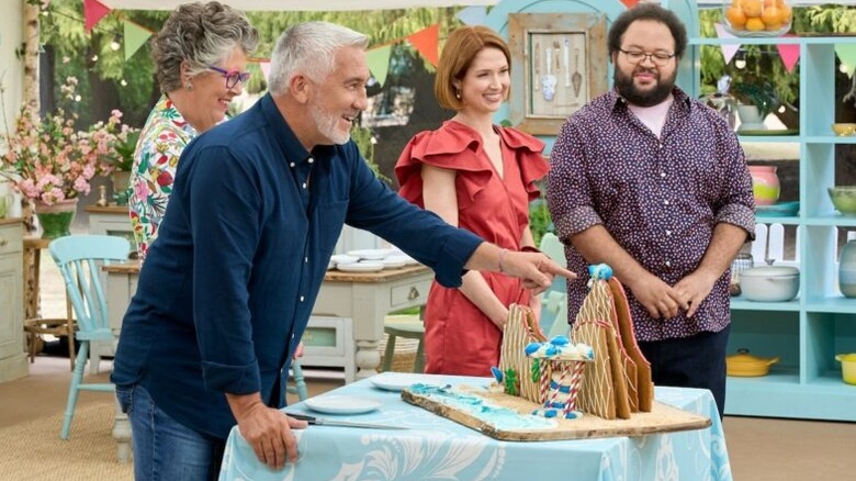 judges and hosts on The Great American Baking Show