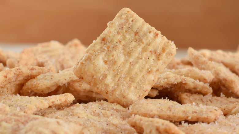 cinnamon toast crunch cereal up close