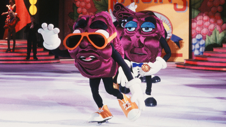 The California Raisins on ice