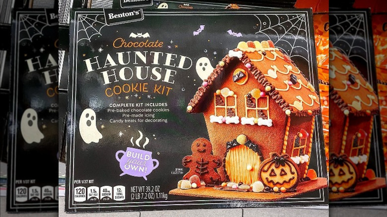 Aldi's Chocolate Haunted House Cookie Kit 