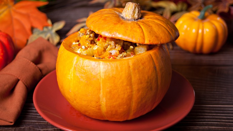 baked pumpkin