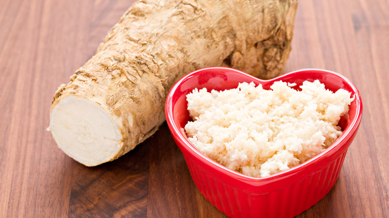 horseradish cut up