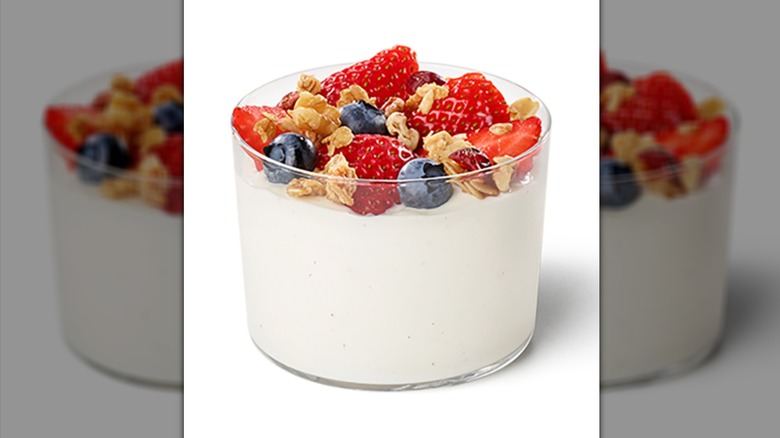 Chick-fil-A berry yogurt parfait with granola