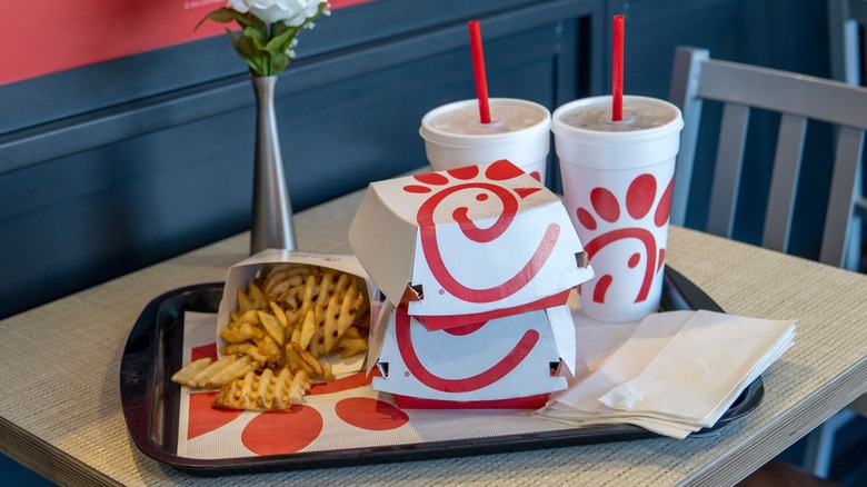 Chick-fil-A meal on table