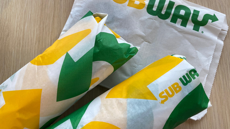 Subway sandwiches