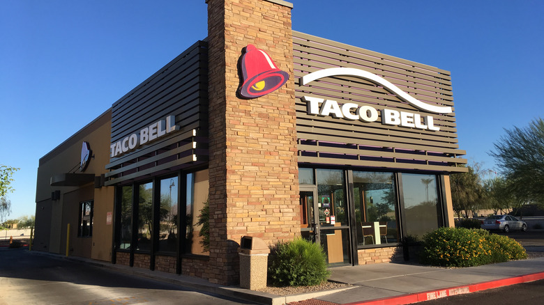 A Taco Bell store