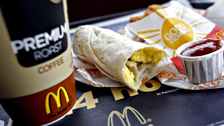 Mcdonald's breakfast burrito