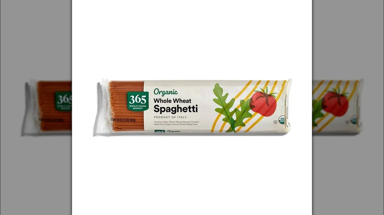 365 Whole Foods Organic Whole Wheat Spaghetti