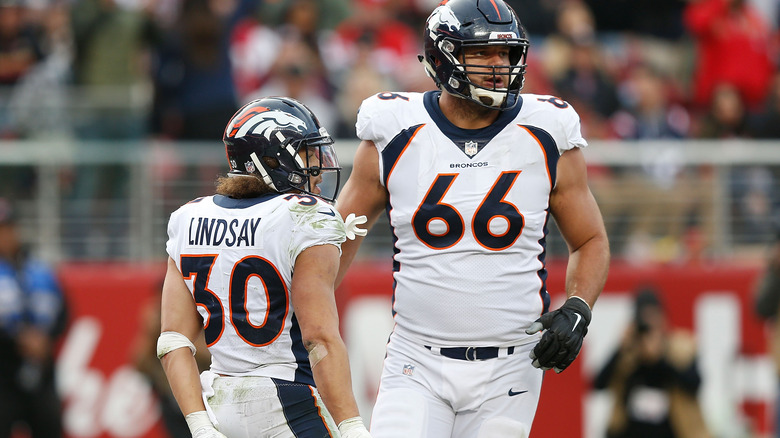 Jared Veldheer in Denver Broncos uniform