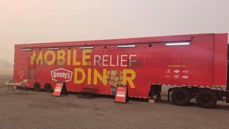 Denny's Mobile Relief Diner