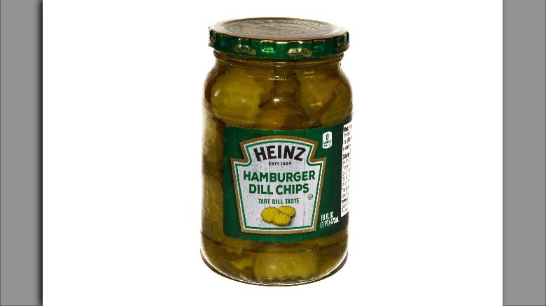 jar of Heinz pickles