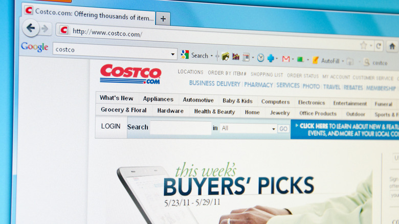 Costco online shopping