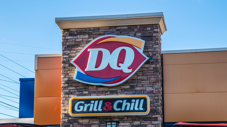 Dairy Queen store sign