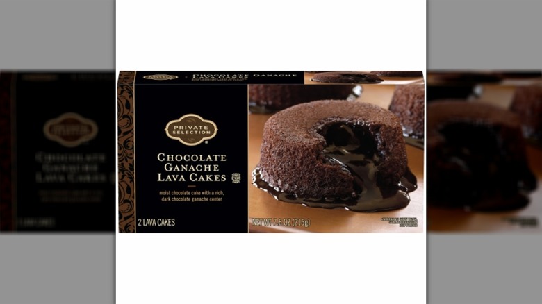 Box of chocolate lava cakes