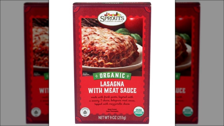 Sprouts Organic Lasagna with Meat Sauce