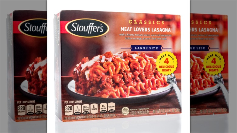 Stouffer's Meat Lovers Lasagna