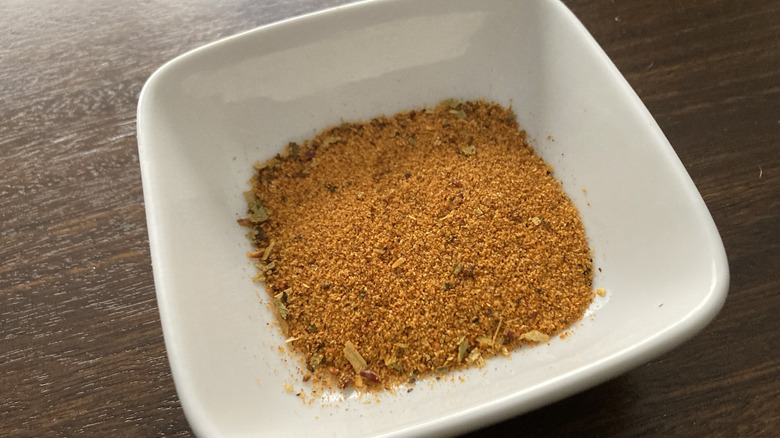 A dish with Head Country barbecue seasoning powder