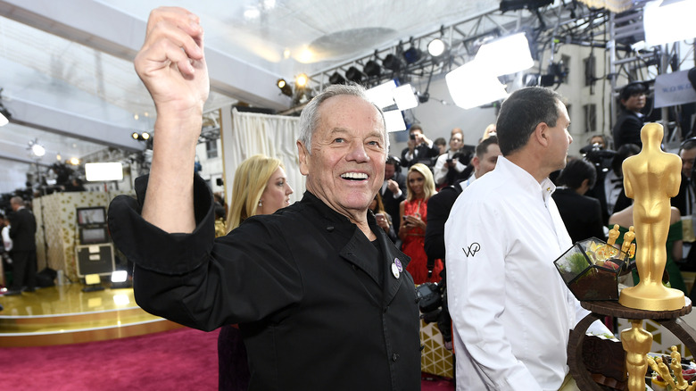 Wolfgang Puck on the Oscars red carpet