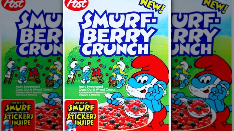 Box of Smurf Berry Crunch