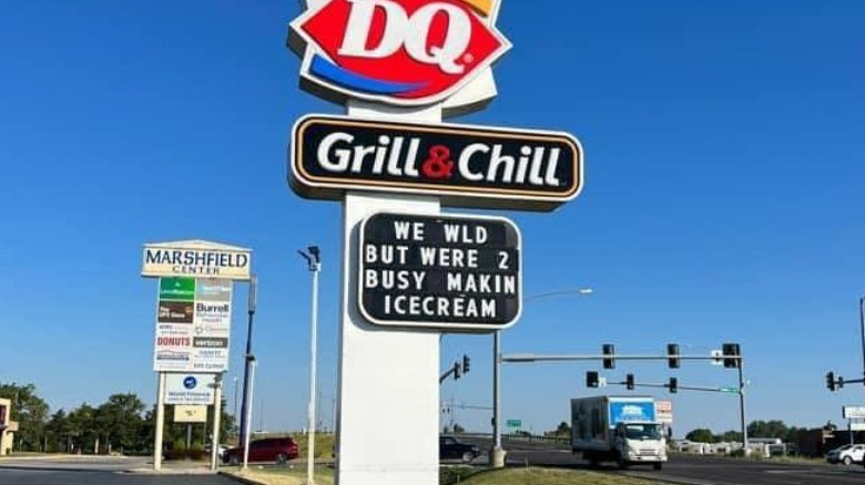 Dairy Queen sign