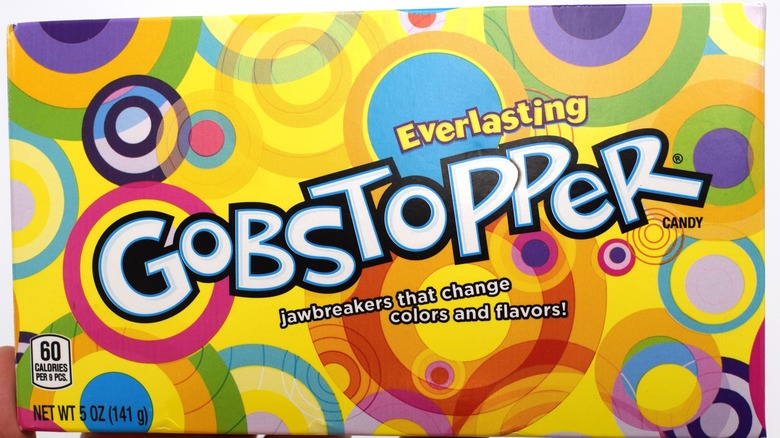 box of gobstopper candy