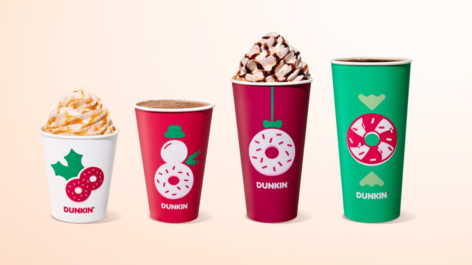 The Holiday Menu For Dunkin' Is Here And It's Seriously Festive
