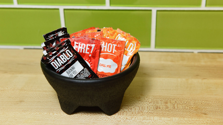 Taco Bell sauce packets