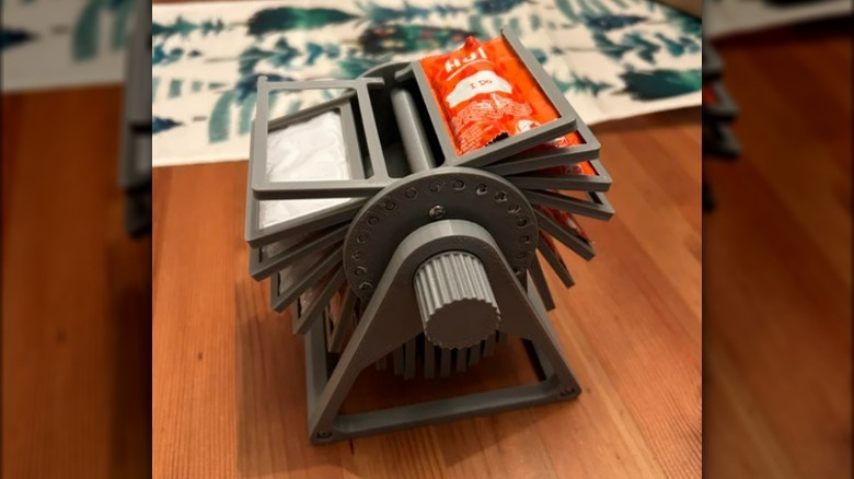 Taco Bell sauce rolodex