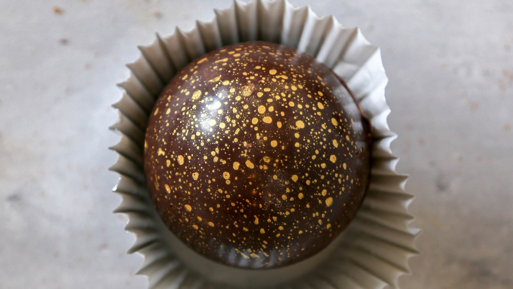 close up of hot chocolate bombs