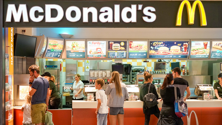 McDonald's restaurant interior