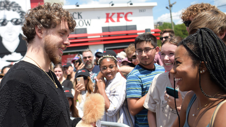 Jack Harlow interacting with fans