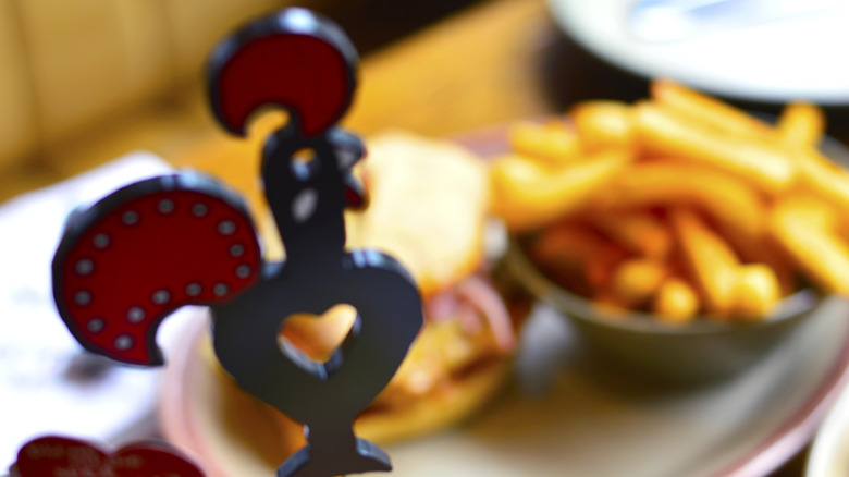 Nando's black chicken mascot