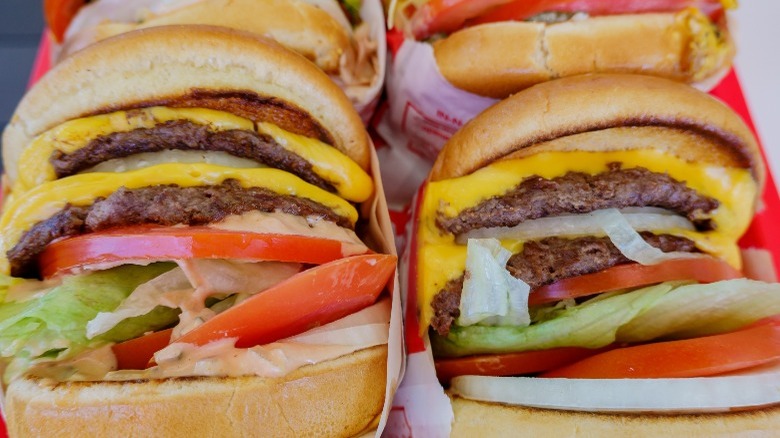 Mustard Grilled burgers