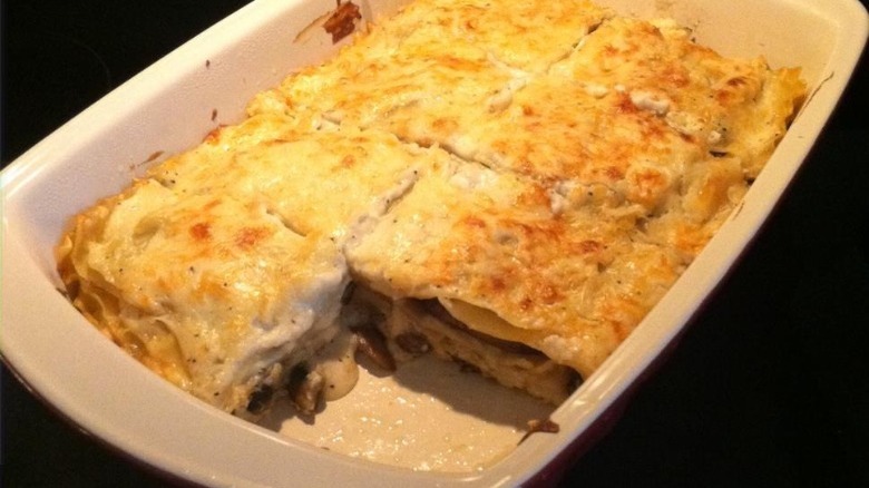 Portobello Mushroom lasagna