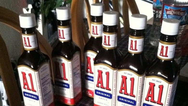 bottles of A.1. sauce