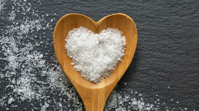 a heart made of salt 