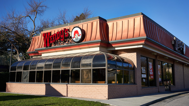 Exterior of a Wendy's in California